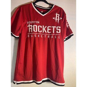Houston Rockets Basketball Jersey Red Men’s Medium NBA Embroidered Logo